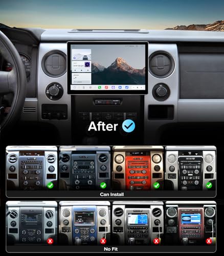 Radio para Ford F150 2009-2012 con pantalla táctil 11.5" miniatura 2