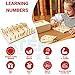 Montessori Peg Board Toys - Toddler Learning Toys - Counting Wooden Toys – Math Manipulatives – Numbers for Todders – Montessori Toys for 3 Year Old & Kindergarten Learning Activities