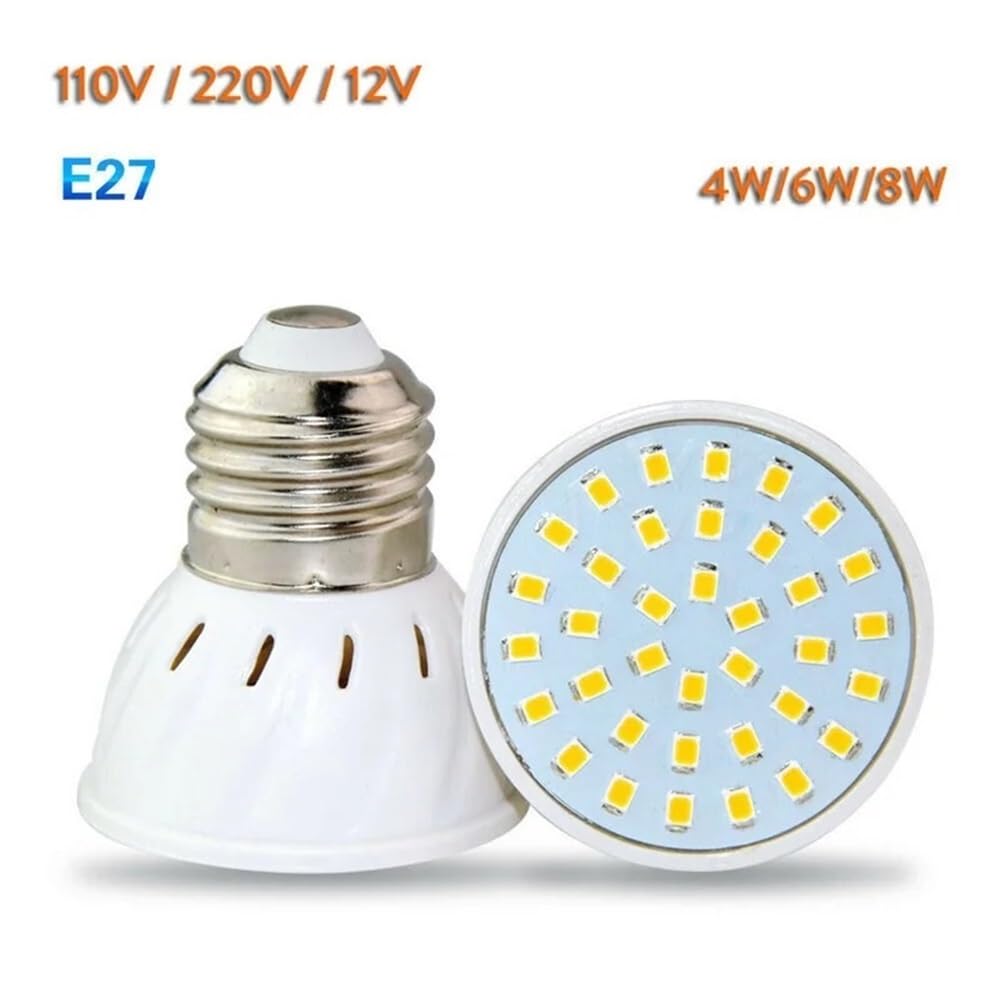Żarówki do domu, 10 sztuk, żarówka LED AC110V GU10 / E27 36/54/72 LED reflektor LED MR16 12V-24V lampa jasna