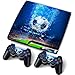 Funky Planet PS3 Oryginal Playstation Pegatinas de PVC para la Consola + 2 Controladores Decal Protector Arte (Clown) (Football Stadium)