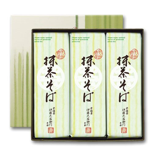 Ito Hisaemon Uji Matcha Soba Noodles Gift Noodles 2 servings x 9 bags Boxed buckwheat noodles 200 g x 9 bags S-3
