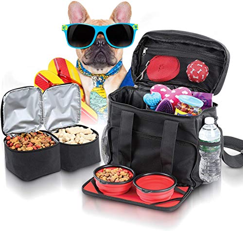 Dog Weekend Travel Bag as Dog Luggage for Camping Gear Accessories for All