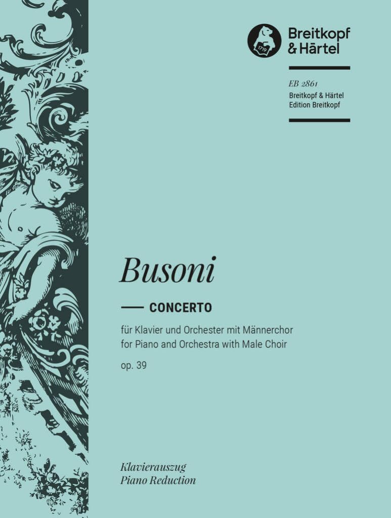 Concerto op. 39 Busoni-Verz. 247 - Ausgabe für 2 Klaviere mit erweiterter Kadenz zum vierten Satz (EB 2861 )