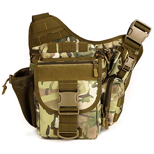 Bolso De Cintura Mochila Táctical Bolsa Riñonera Bandolera Estilo Militar Multifuncional