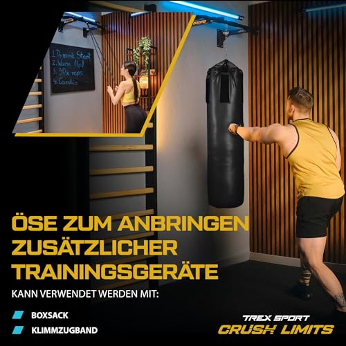 TREX-SPORT-Klimmzugstange-zur-Wandmontage-TX-030PB-6-rutschfeste-Schaumstoff-Griffe-Ose-fur-Boxsack-Stahl-Pull-Up-Bar-fur-zuhause-bis-250-kg | Dealmeister.io Alt tag für bilder post titel