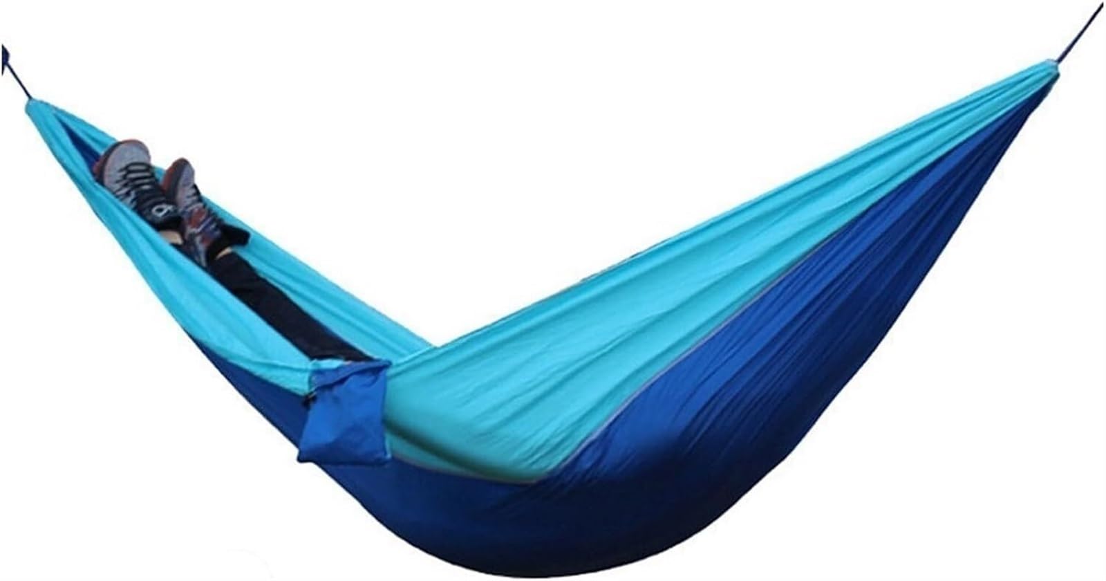 Hammock Swing Outdoor Bed Double Hammock 102x55 Inch Two Person Hammocks With 210T Nylon Parachute Portable Lightweight Easy Setup(H)