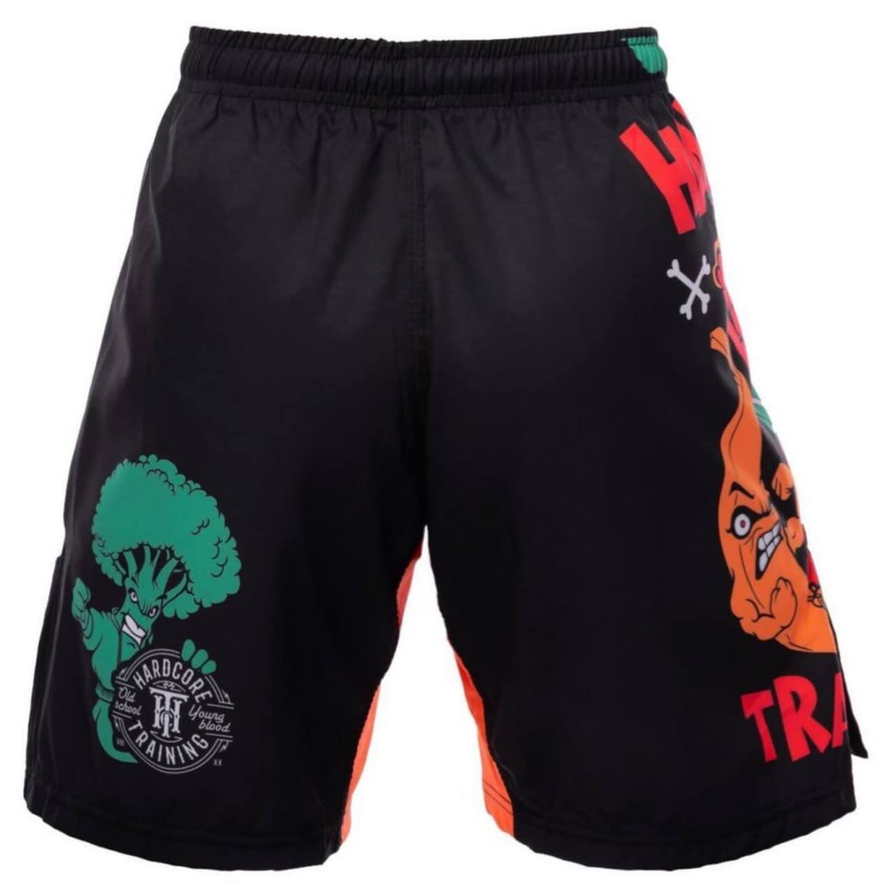 Hardcore Training Angry Vitamins Multicoloured Kids Boxing Shorts Kurze Hose Kinder Boxen Fitness Kampfsport Muay Thai