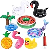 ❤️【Uso Frecuente】los posavasos flotantes son perfectos para piscinas, playas, fiestas temáticas, bodas, fines de semana de niñas, despedidas de soltera y despedidas de soltera. Divertido juguete de baño.