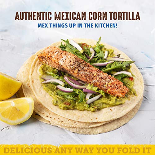 Del Campo Soft Corn Tortillas – 8 Inch Round. 100% Delicious, Gluten Free And All-Corn Authentic Mexican Food. Many Serving Options: Wraps, Tacos, Quesadillas Or Burritos, Kosher. (8Ct.) (Pack Of 3 #TOP3
