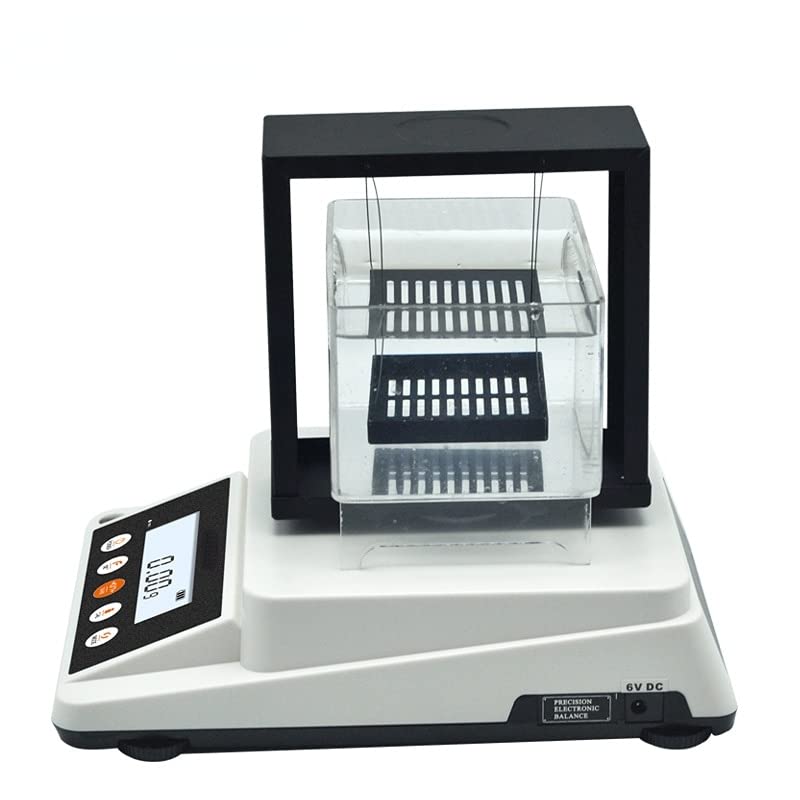 Rear view of GOYOJO Density Balance showing 6V DC power input and RS232 port