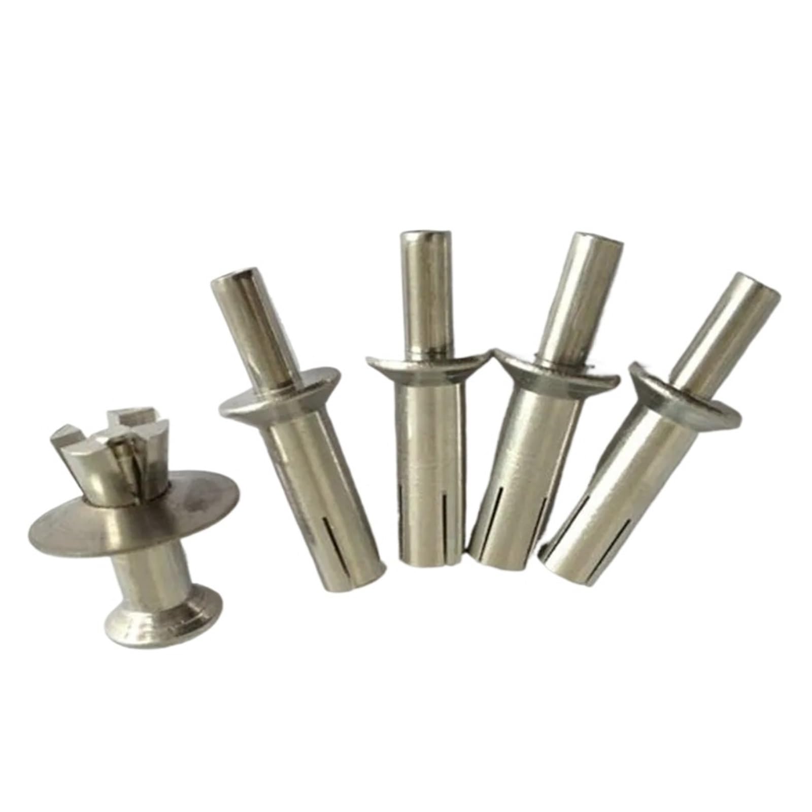 Aluminum core Expansion Rivet, Aluminum Alloy Hammer Drive Expansion Rivets Stainless Steel Rod Screws 5x7-11mm(100pcs,5x7mm)