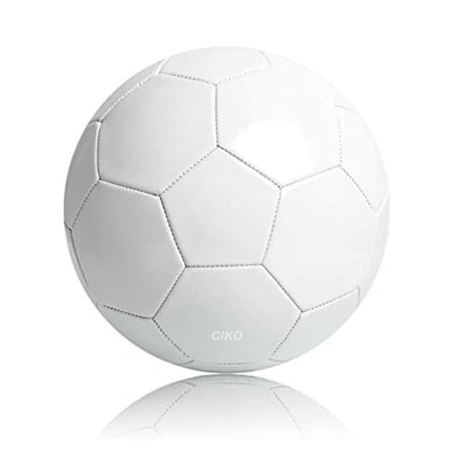 Ciko Pu Football Plain Shining Size 4 (White)-image-15