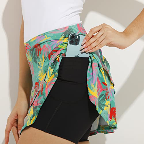 Dona Jo Glide Skort/Skirt For Women- Athletic Golf Skort/Skirt With Shorts And Pockets- Tennis Skirt- Active Wear Skirt #TOP3