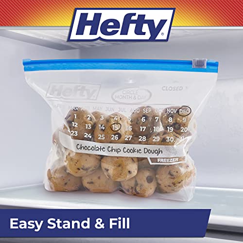 Hefty Calendar Slider Freezer Bags, Quart Size, 140ct - image 8