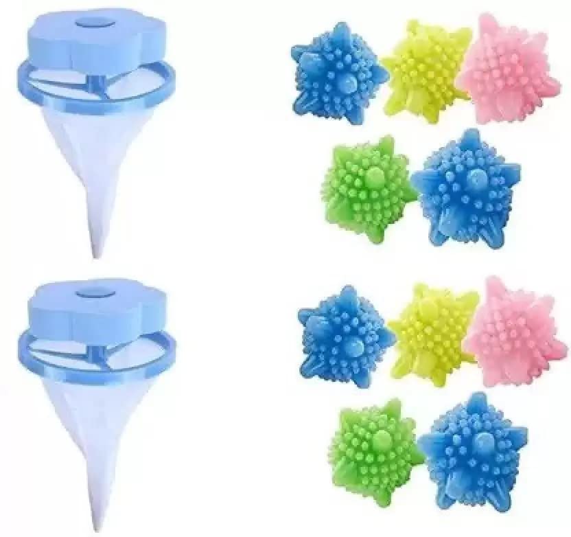 10 Pcs Washing Machine Ball Laundry Dryer Ball ClothCleaning Ball-Rendom Colour Clothes Cleaner Softener Clothes Dryer And 2Pcs Floating Filtter Net for Washing Machine Lint Catcher (Pack of 12) (B0C5SZTCZM) Amazon Price History, Amazon Price Tracker