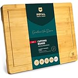 Bamboo Cutting Boards for Kitchen - Kitchen Chopping Board for Meat (Butcher Block) Cheese and...