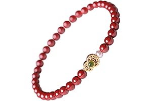 WOWWee Lucky Fortune Bracelets for Women, Cinnabar Charms for Good Luck and...