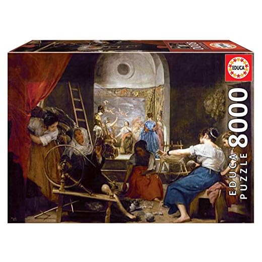 Educa - Puzzle de 8000 Piezas para Adultos | Las Hilanderas, Velázquez. Incluye Servicio de Pieza perdida. A Partir de 14 años (18584)