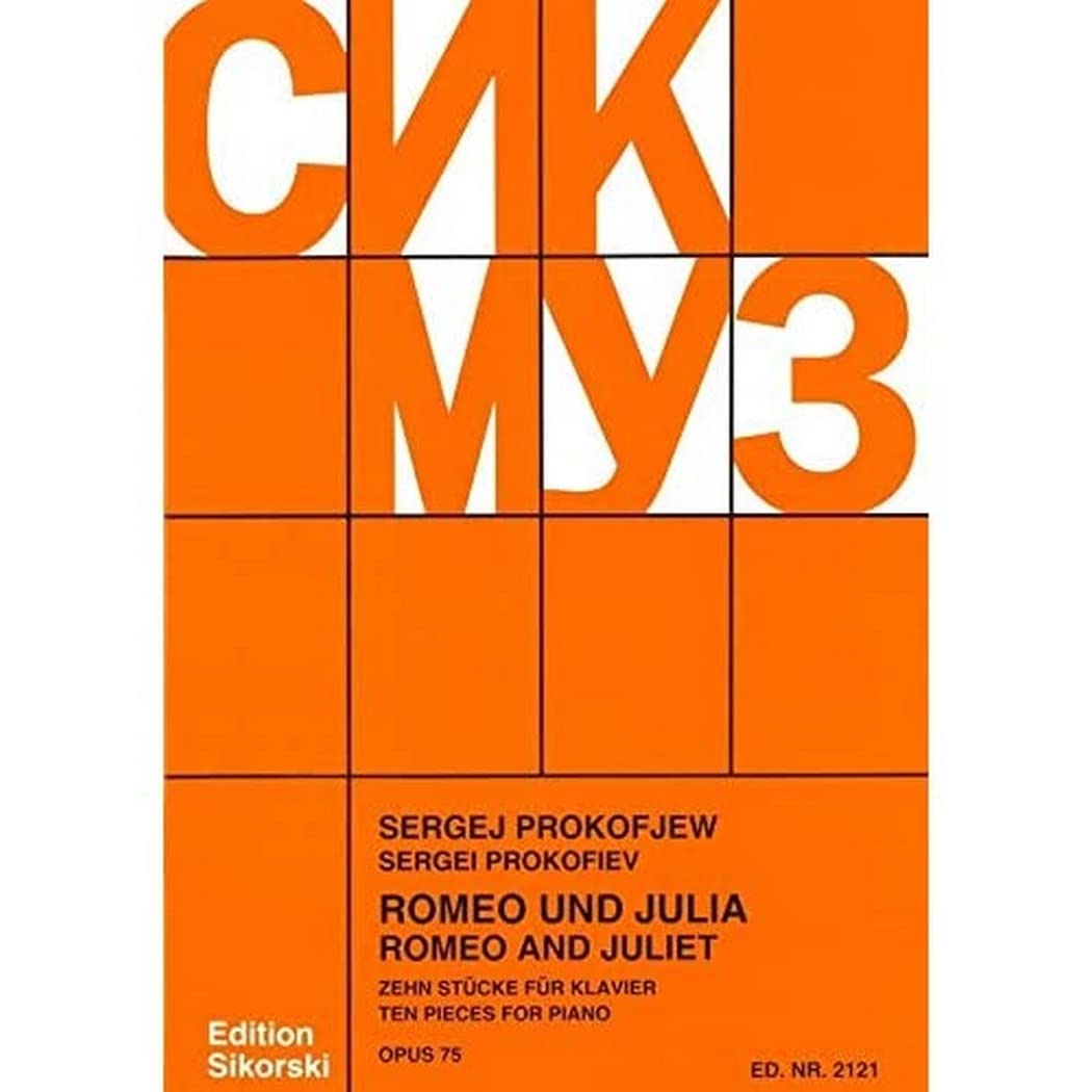 PROKOFIEV - Romeo y Julieta Op. 75 (10 Piezas) para Piano: 10 Pieces for Piano. op. 75. piano.