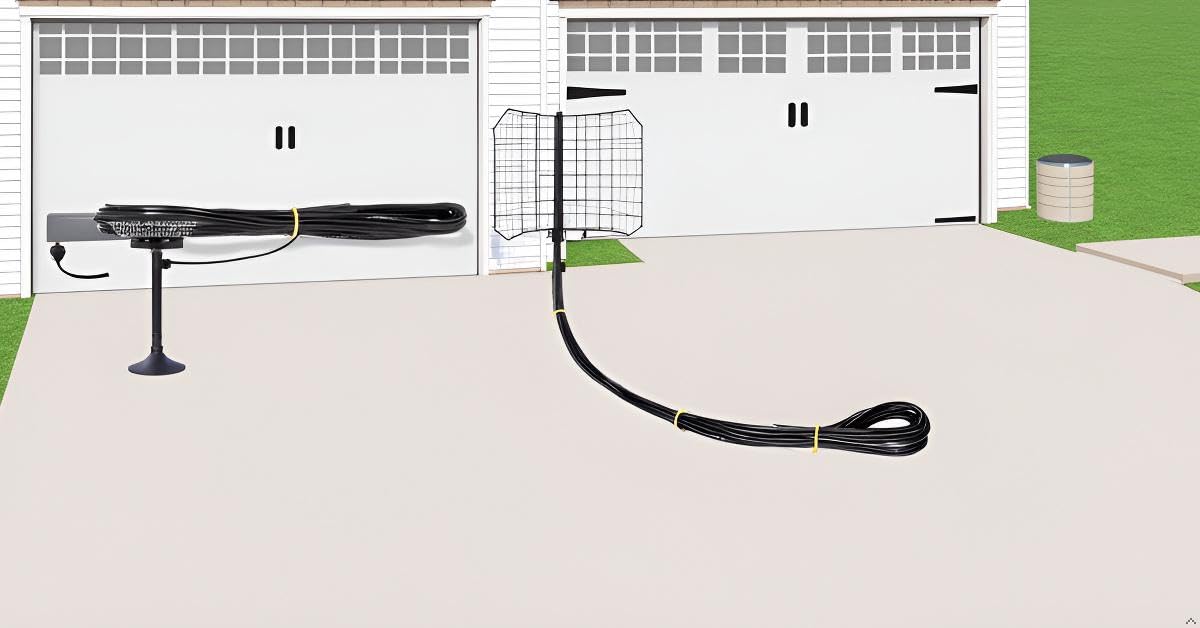 RG58 A/U kabel koncentryczny 5 metrów – wysokiej jakości kabel antenowy pasujący do kabli antenowych 433 – 868 MHz, 50 omów, idealny do napędów bram, automatyki domowej, odbiornika radiowego
