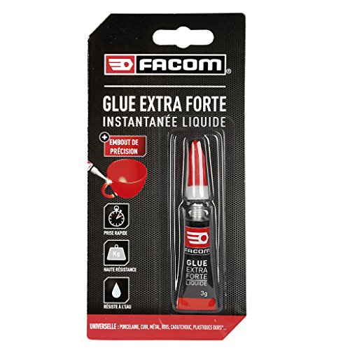 FACOM 84601 Colle cyano liquide 3 g, Transparent