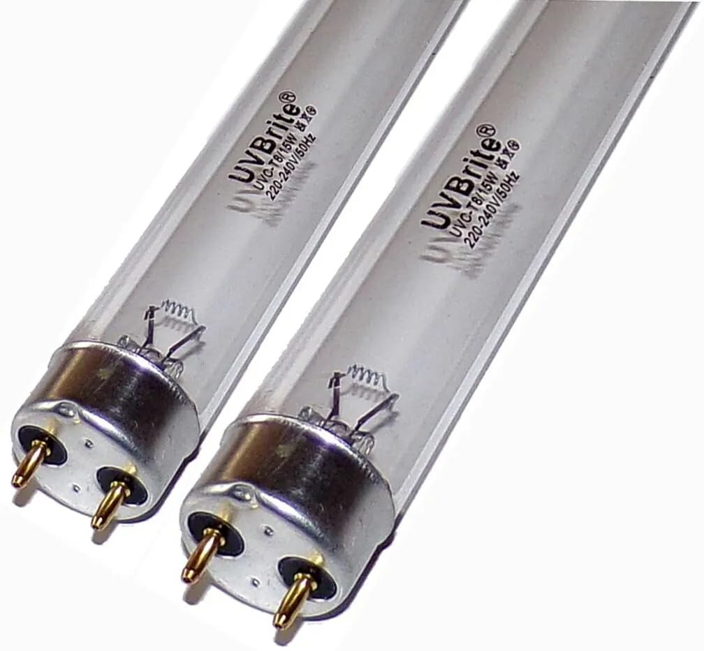 UVBriteยฎ 2 x 8W T5 UV-C Bulb UV Lamp for Pond Filter UVC Algae Blanket Weed Control
