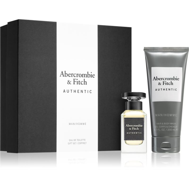 Abercrombie & Fitch Authentic Man - Gel de baño para cabello y cuerpo (50 ml, EDT, 200 ml)