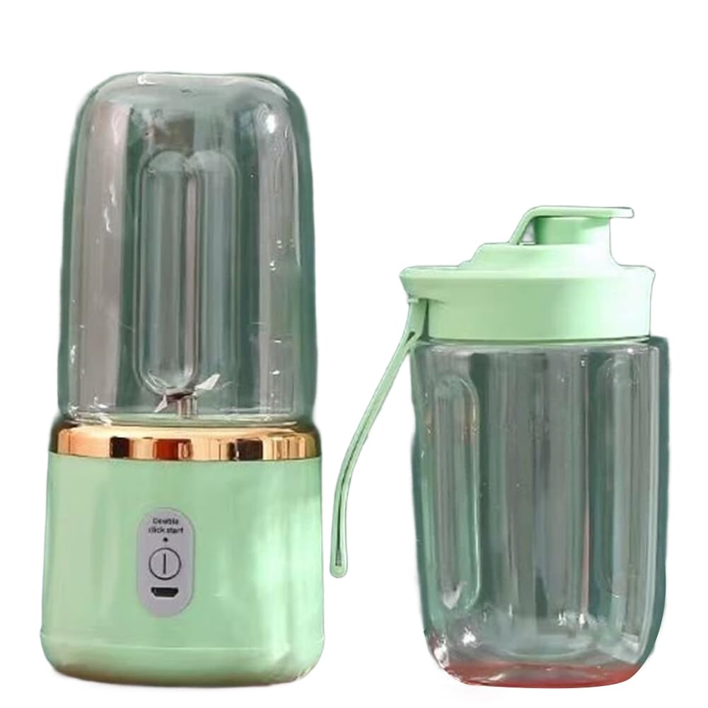 CTRLZS Portable Juicer Cup USB Rechargeable-6 Blade Smoothie Blender in Stainless Steel Housing