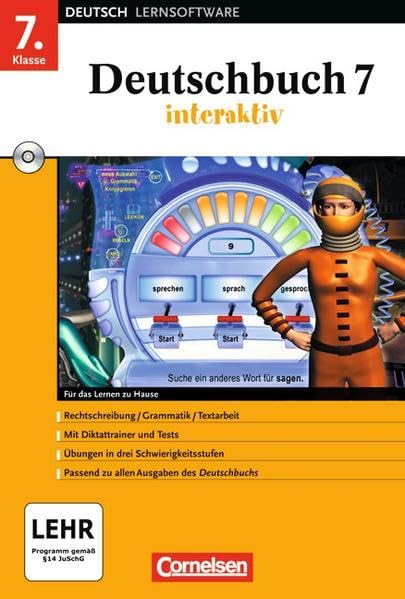 Deutschbuch interaktiv - Software für das Lernen zu Hause: 7. Schuljahr - CD-ROM