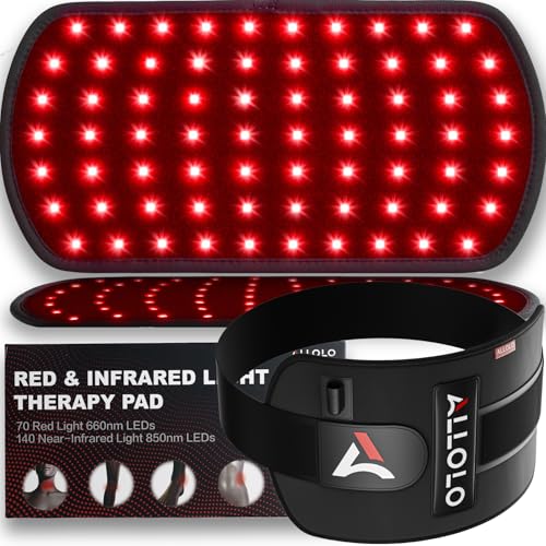Red Light Therapy for Body 3 in 1 LEDs Red Light Therapy Belt with Timer Remote Control 660nm 850nm Infrared Light Therapy Pad for Body Waist Shoulder Knee 12.3 x 6 Large Area