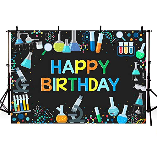 MEHOFOND 2,1 x 1,5 m pazzo scienziato tema festa