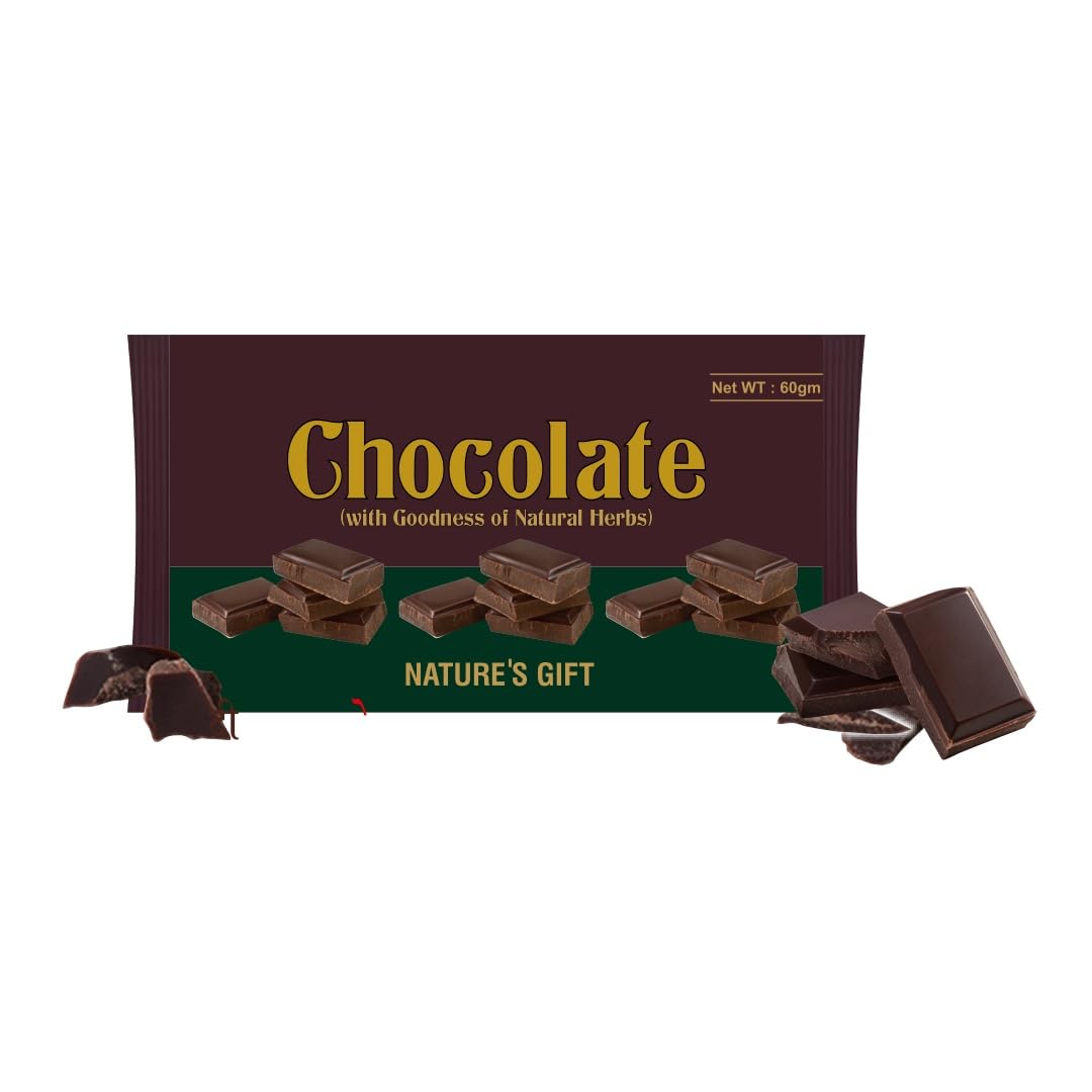 BIO RESURGE LIFE Sugar-Free Chocolate Increasing Strength and Stamina in The Body (Pack of 2 (60 grams Each))