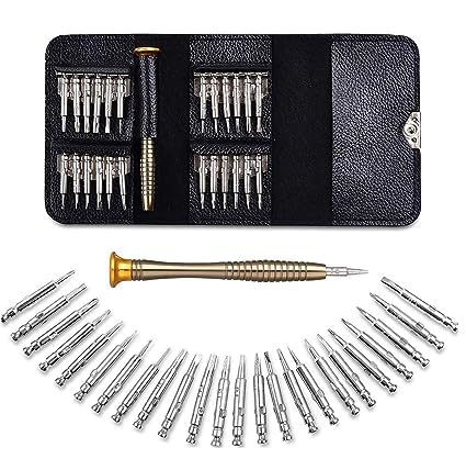 PAVITYAKSH 25 IN 1 SCREW DRIVERLatest PC Repair Screwdriver Set, 25 in 1 Professional Precision Screwdriver Set, Multi-Function Magnetic Repair Computer Tool Kit For Mobiles/Tablets/Glasses/Laptop/PC