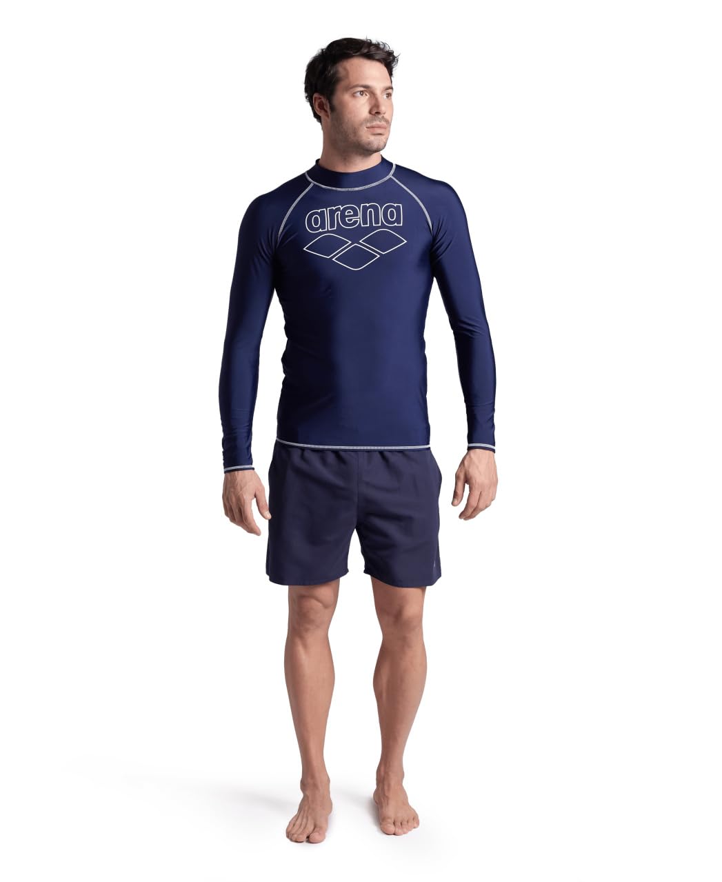 Arena Herren Men's Arena Rash Vest L/S Graphic Shirt (1er Pack)
