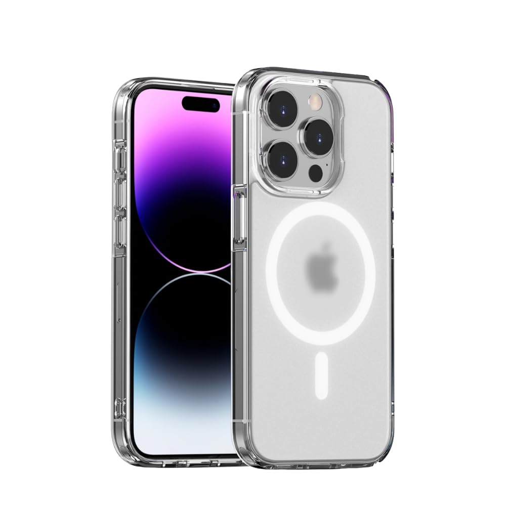 Fusegear FusionGuard iPhone 14 Pro Max Cover Transparent — Compatible with Magsafe Back Cover | TPU Polycarbonate Back Case, Lightweight - (Frost) (B0CCZRD2H9) Amazon Price History, Amazon Price Tracker