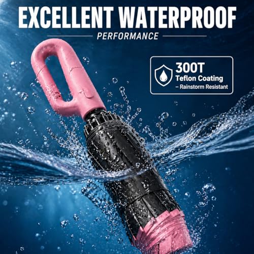 Image of Umbrella for Women | Umbrellas for Men | UV Coated 3 Fold Umbrella for Rain with Auto Open and Close Small Folding Travel-Foldable Windshield