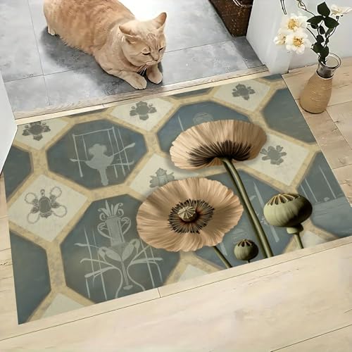 Paillasson lavable en machine tapis entrée intérieur doux - 3