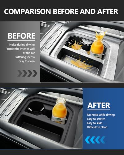 Image of Front & Rear Cup Holder Insert for 2027 Kia Telluride LX /S /EX /SX