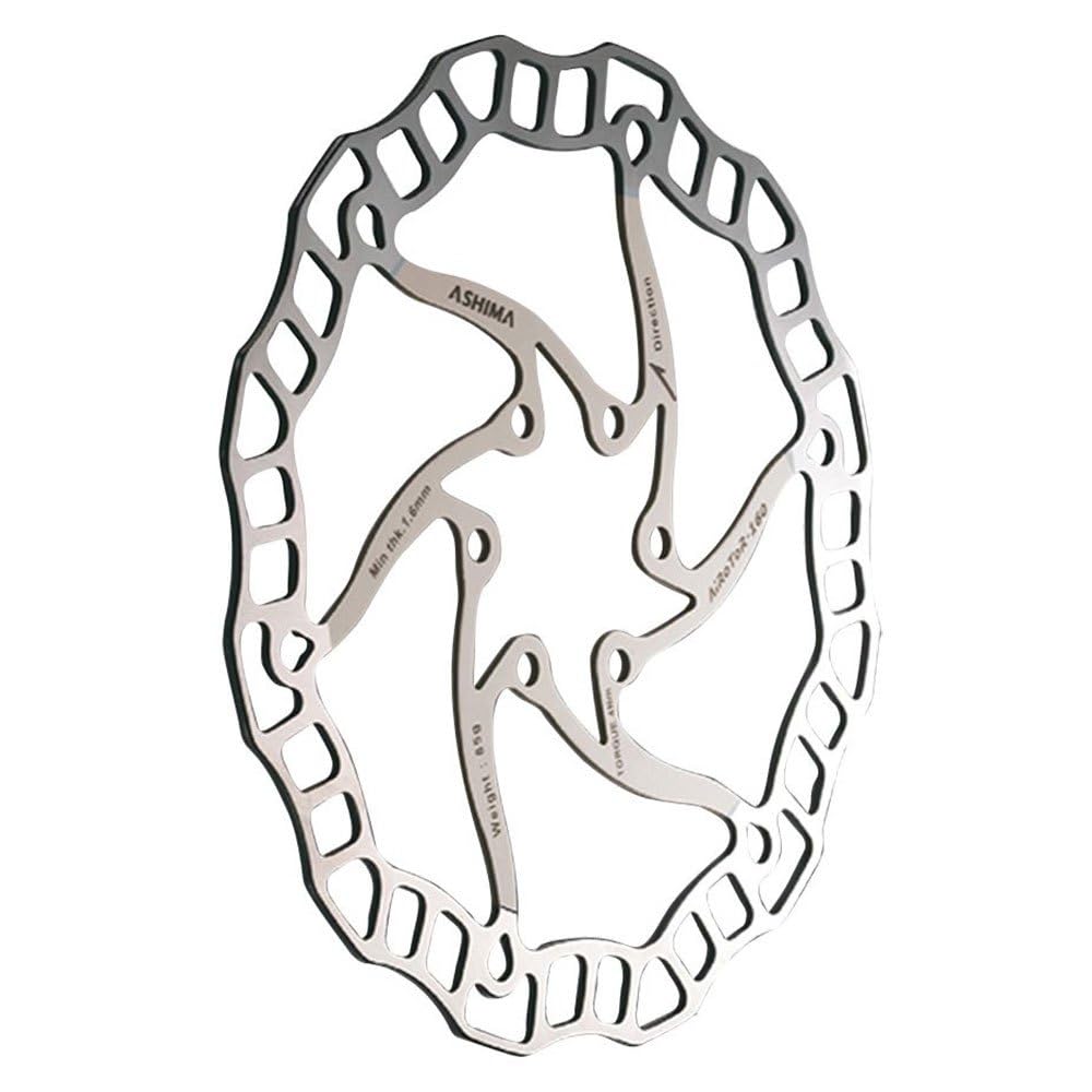 Ashima Aro-08 Ultralight 6b Brake Disc 180 mm, Silver