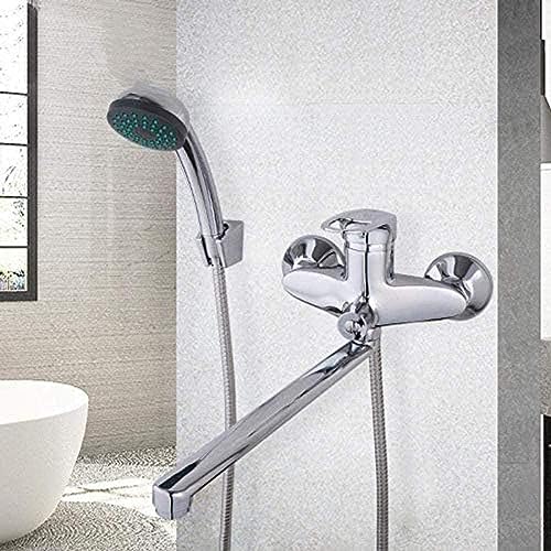 Robinets de douche et baignoire pour une salle de bains familiale