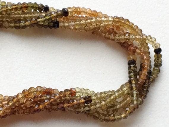 Petro Tourmaline naturelle facettée 2-3mm LKBEADS pour création joaillerie haut de gamme