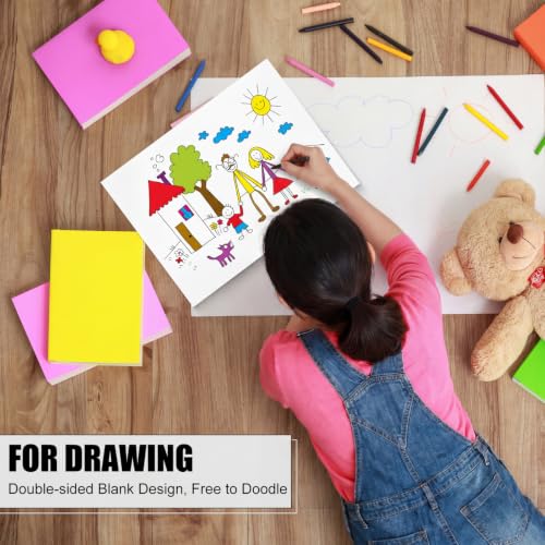 Image of Frienda 100 Pack Foam Board 16 X 20 Inch White for School Art Projects | Rigid Foam Core Double Sided Surface, Lightweight for School Projects Crafts Presentations Office Displays Wedding Artwork