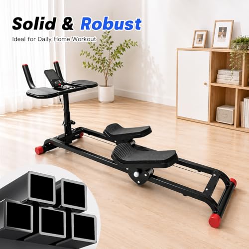 Image of Spine Twist Stretcher, Crawling Workout Machine - Full Body Low-Impact Cardio Machine with Adjustable Hand Grips for Home & Gym, Abdominal, Waist and Core Training, Up to 330lb Capacity
