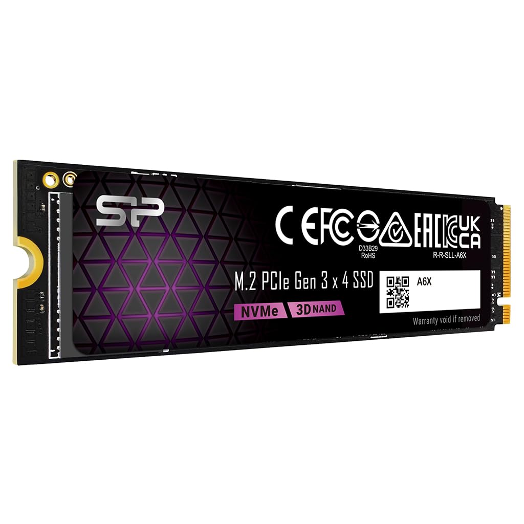 Silicon Power 512GB NVMe M.2 PCIe Gen3x4 2280 SSD