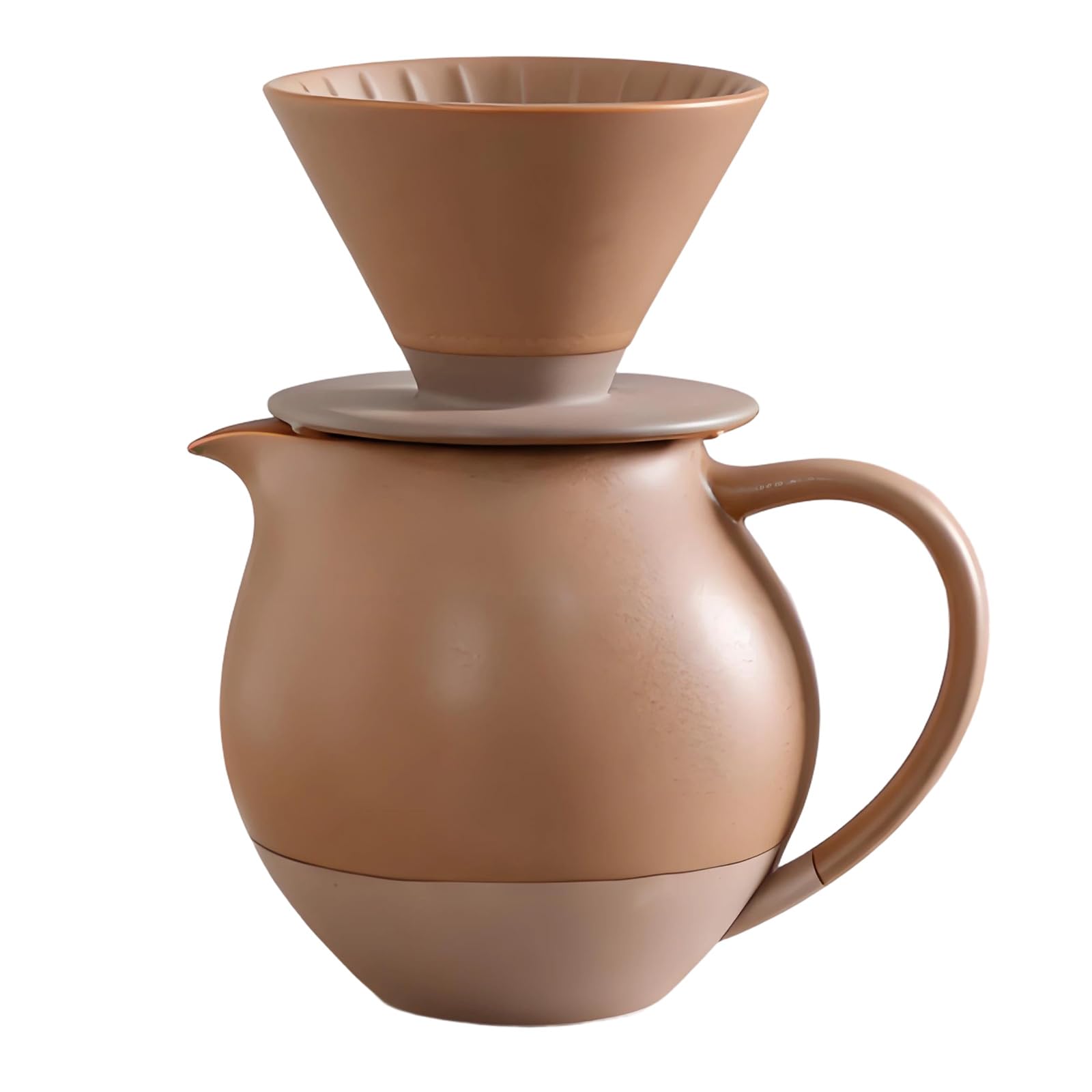 ZEPFJHE Brewer with Large Carafe and Dripper for Hot Cold Brewing Coffee Brewing Set