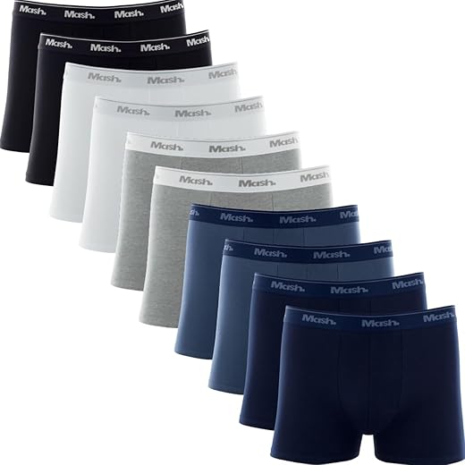 Kit 10 Cueca Boxer Mash Algodão Masculino