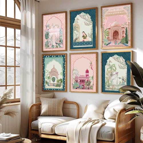Image of kotart - Pichwai wall Art Paintings with Frame for Home Decoration - Painting for Living Room Bedroom Office Wall hanging frames - (19X25 INCH, F)