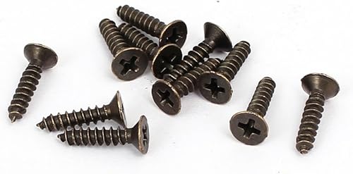 Miniatura 2 de uxcell - Caja de madera de 4.055 in x 4.016 in x 0.315 in, asas de metal para tirador de metal, color bronce, 2 unidades