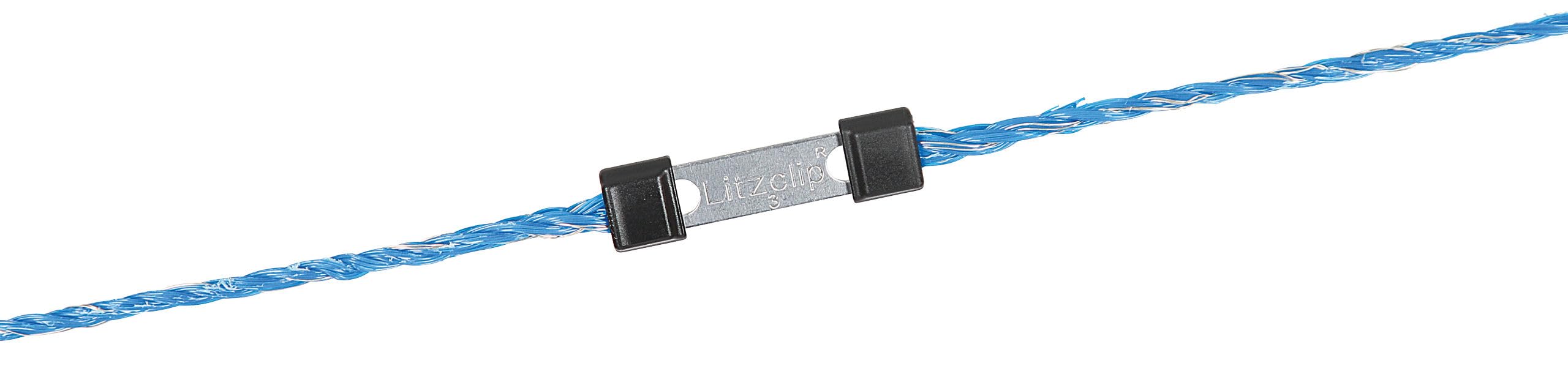 AKO Weidezaunlitze Premium WildHog 1.000 m,Litze, Weidezaunlitze, blau,1000 m,blau,6 x 0,2 mm,3 x 0,25 mm, 9105 kg,Wildschwein,5 Jahre Garantie UV-Stabilität, 449313