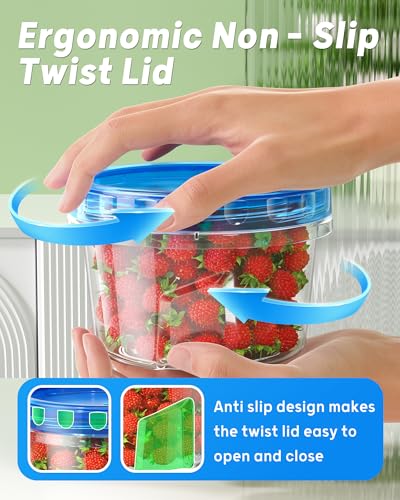 BiuLeon 6-Pack Soup Containers